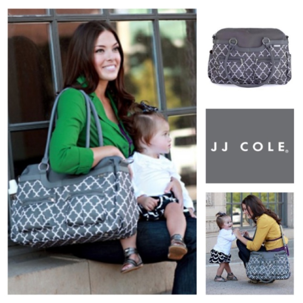 JJ Cole satchel diaper bag